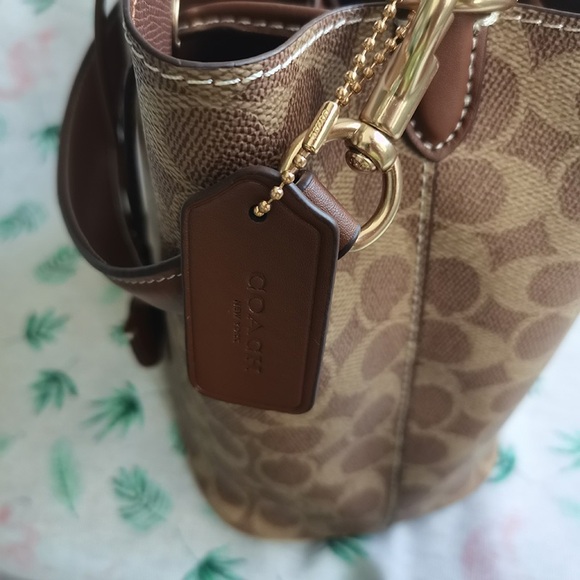 Coach Rowan Signature Canvas Shoulder Bag - Picture 6 of 10